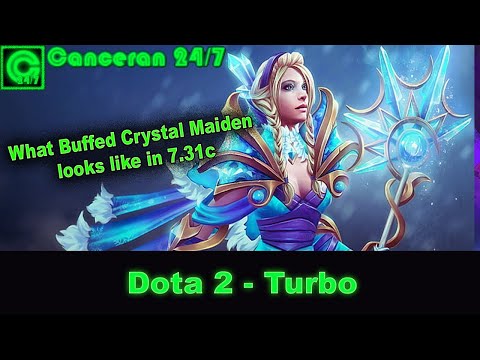 What Buffed Crystal Maiden looks like in 7.31c | Dota 2 Turbo [Highlight]