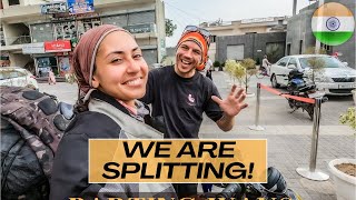 Saliha and I are splitting! Gearing up in Chandigarh, back on a solo ride - India Motovlog EP63