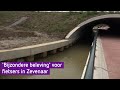 Met een bootje door de fietstunnel, het kan in Zevenaar