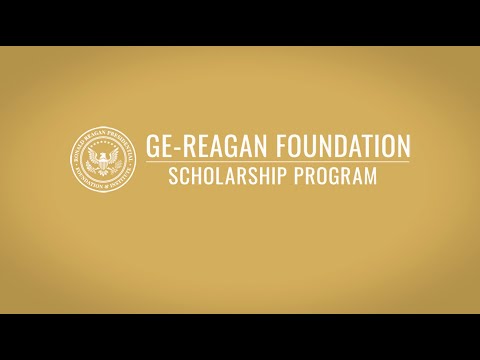 GE-Reagan Foundation Scholarship Program 2020