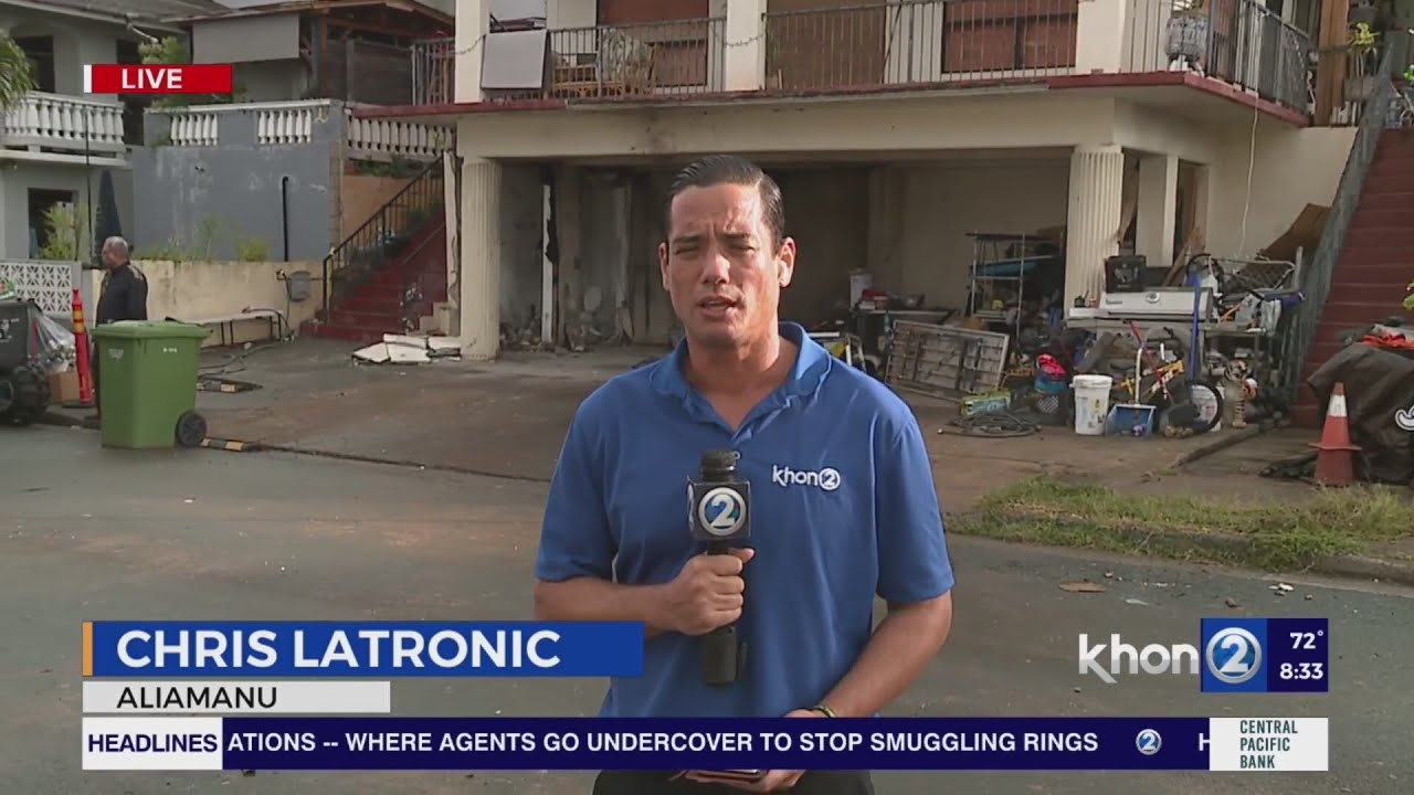 Chris Latronic live at the site of the New Year's Eve tragedy