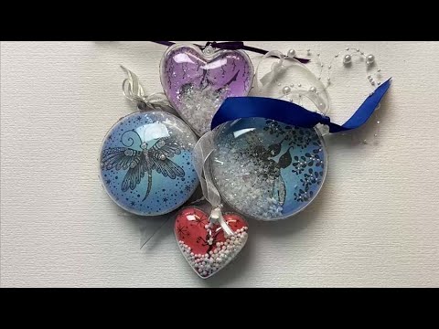 Bauble Magic with Rory and Darcy by Karen Telfer - A Lavinia Stamps Tutorial