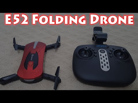 Eachine E52-TX Folding Drone Review + Crash 🚁
