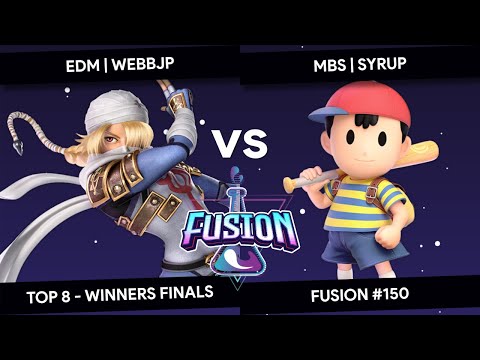 Fusion #150 - WebbJP (Sheik) vs Syrup (Ness) - Top 8 - Winners Finals