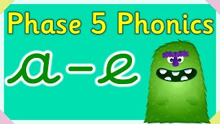 Phase 5 A-E Phonics Lesson 😊 [A-E Split Digraph] Miss Ellis 💜 #splitdigraphs