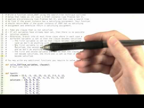 Your First 3 Sat Solver - Intro to Theoretical Computer Science