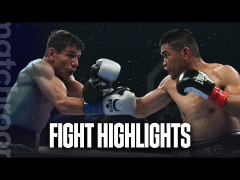 Murodjon Akhmadaliev vs  Marlon Tapales | Highlights | Matchroom Boxing