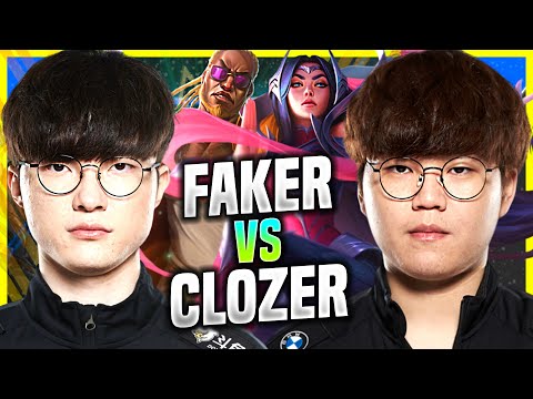 T1 CLOZER VS T1 FAKER! - T1 Clozer Plays Irelia Mid vs T1 Faker Lucian! | Preseason 11
