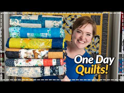 The BEST Patterns for Procrastinators – Fast One Day Quilts!