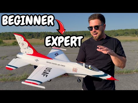 FMS F-16 Thunderbird 64mm - A perfect ENTRY level RC Jet