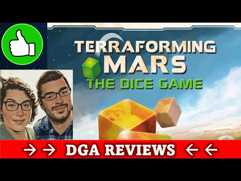 DGA Reviews Board Games: Terraforming Mars: The Dice Game (Cozy Game Night)