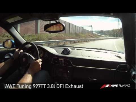 AWE Tuning 997.2TT Exhaust Action Video