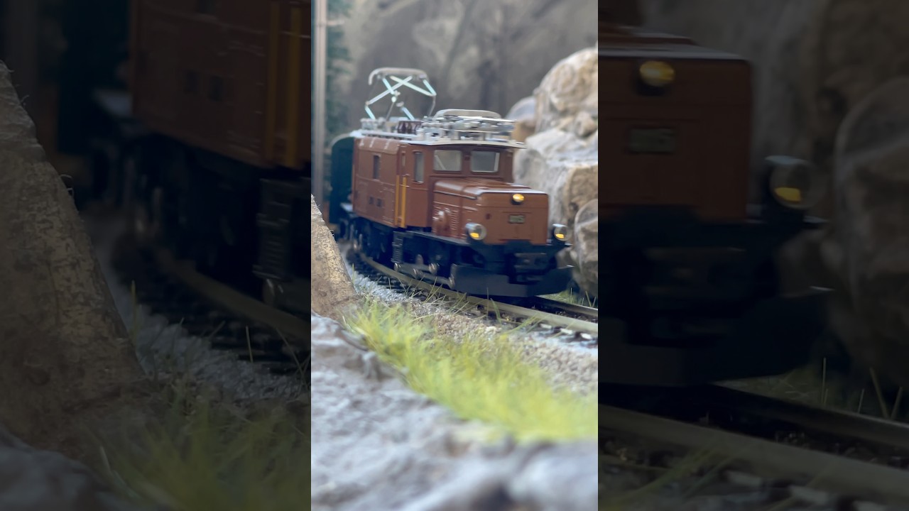 レーティッシュ鉄道 Ge6/6-I クロコダイル　#nゲージ #鉄道模型 #レーティッシュ鉄道