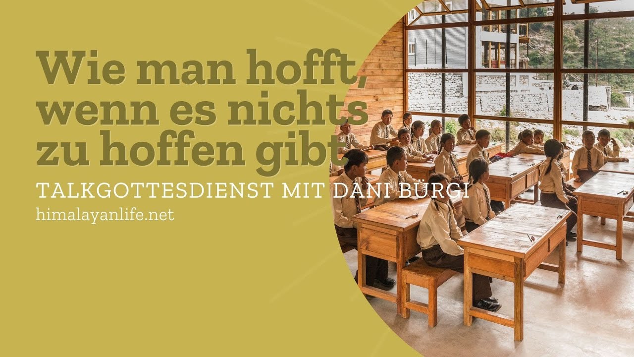 Wie man hofft, wenn es nichts zu hoffen gibt | Talk mit Dani BĂŒrgi & Peter BrĂŒtsch