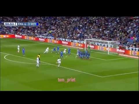 James Rodriguez freekick goal vs. Getafe (edit)