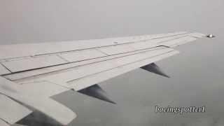 preview picture of video 'In-flight | Lufthansa B737-500 landing & takeoff @ Nuremberg'