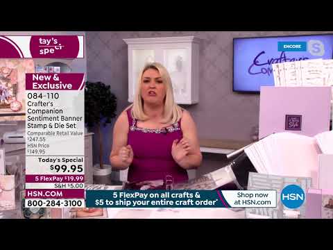 HSN | Crafter's Companion 03.29.2022 - 04 AM