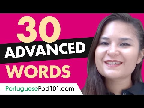 30 Advanced Portuguese Words (Useful Vocabulary)