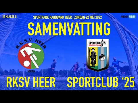Samenvatting RKSH Heer-Sportclub '25 22-05-2022