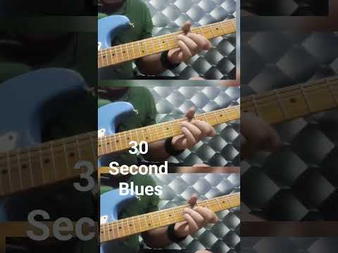 Blues Lick 30 second #guitar #lick #fender #stratocaster #tutoriar
