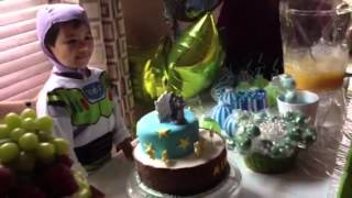 Singing birthday song for Minh