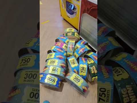 won 10000+ tickets 😍| Time zone #gaming #arcade #gamingvideos #fun #bonus #timezone #claw #games