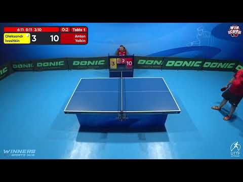 13:00 Oleksandr Ivashkin 0 - 3 Anton Yolkin West 3 WIN CUP 19.12.2022 | TABLE TENNIS WINCUP