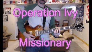 Operation Ivy - Missionary (Guitar Tab + Cover)