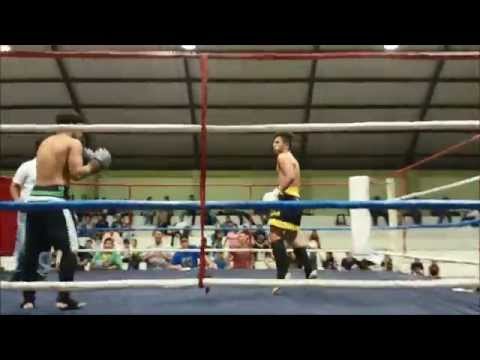 JOSUE  EL LAGARTO OSTAIZA KICKBOXING  LOW KICK  23 DE MAYO DEL 2 015