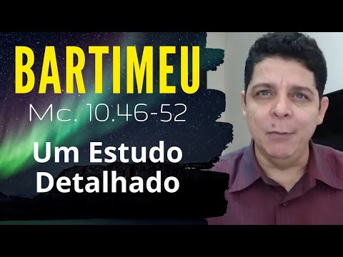 Bible Study - Mark 10 - THE BLIND MAN OF JERICHO | Bartimaeus