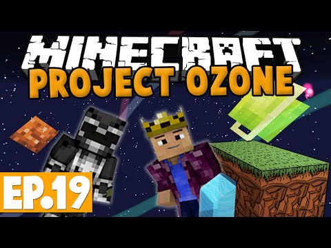 Minecraft Project Ozone - LAVALICIOUS POWER! #19 [Modded HQM Skyblock]