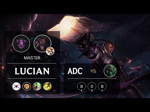 Lucian ADC vs Twitch - KR Master Patch 9.11