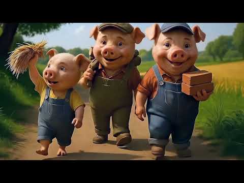 De Drie Kleine Biggetjes 🐷🏠 Verhaaltje voor Kinderen | Sprookje in het Nederlands