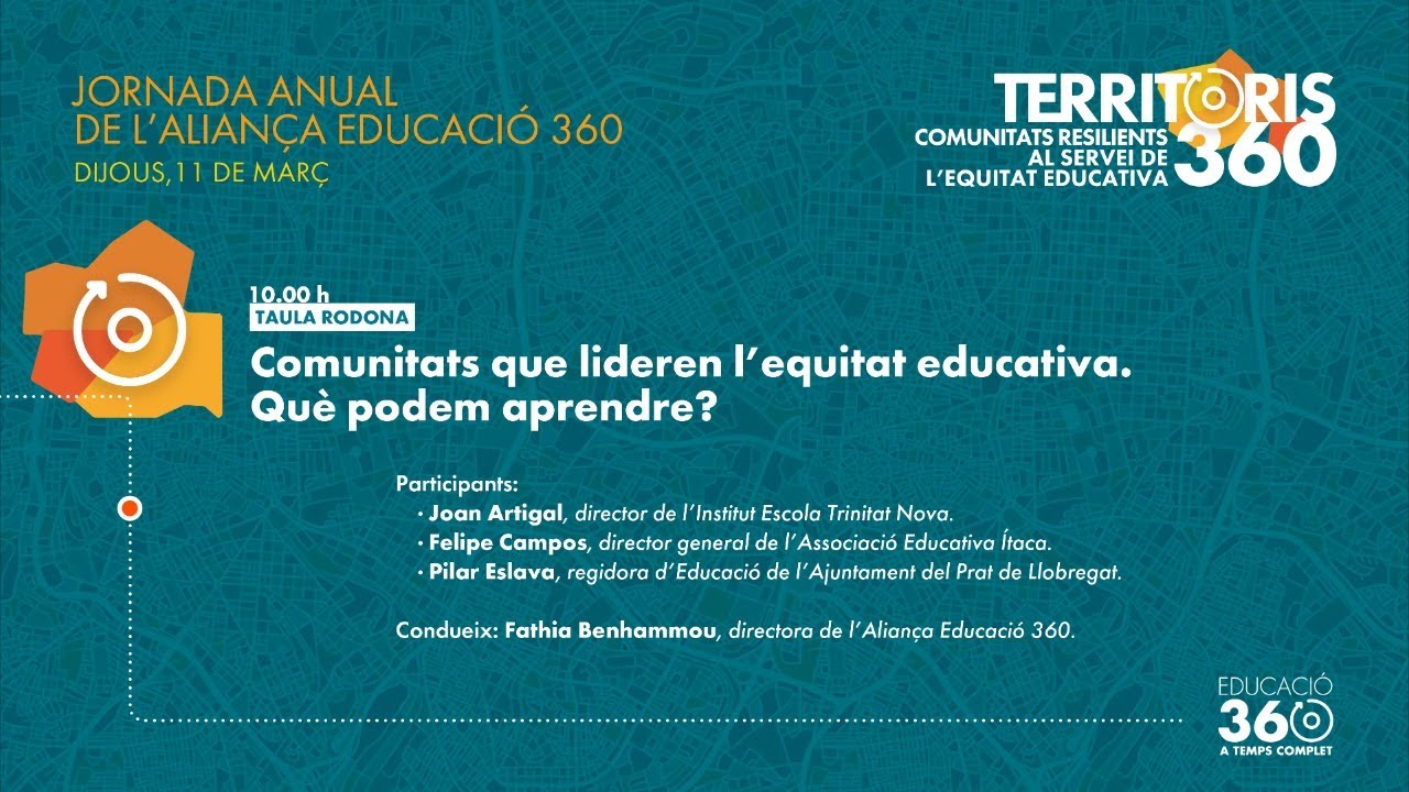 Taula rodona: Comunitats que lideren l’equitat educativa. Què podem aprendre?