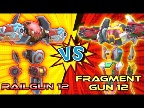 Surge With Railgun 12 VS Surge With Fragment Gun 12 ⚡ - Mech Arena