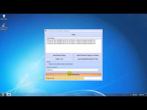 MS Word File Size Reduce Software