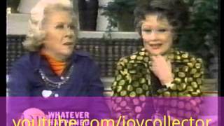 Lucille Ball & Vivian Vance interview in 1975 video