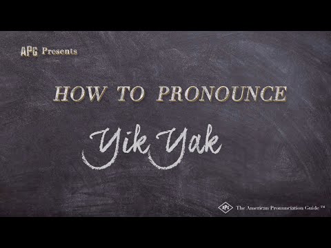 How to Pronounce Yik Yak (Real Life Examples!)