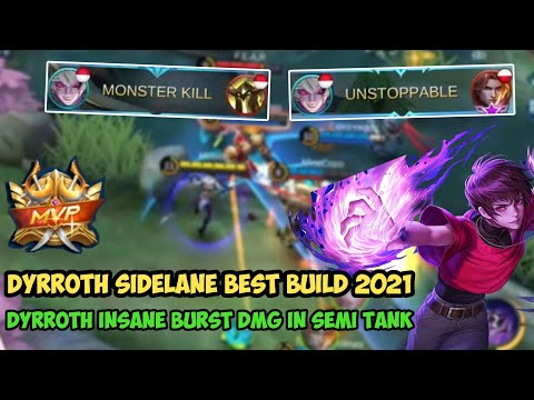 Dyrroth Best Build MVP Play Sidelane in Season 20 - Mobile Legends
