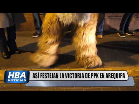 HBAnoticias: Militantes de PPK festejan en Arequipa