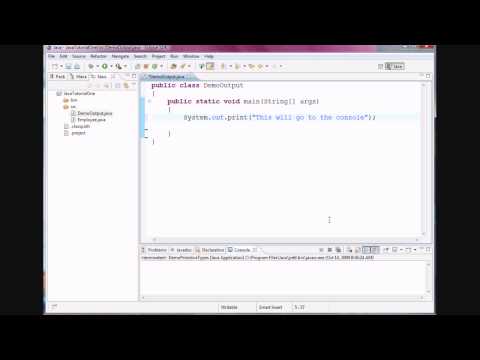 Java Tutorial 2 Exploring Output To Console
