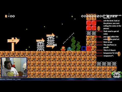 Stream 11 October Super Mario Maker 2 Thwompy Dodging 3 Swamp Run