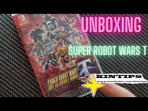 Unboxing Super Robot Wars T SRW ENGLISH Nintendo Switch Bandai Namco