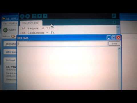 RILEVAZIONE MOVIMENTO E CALCOLO DISTANZA
