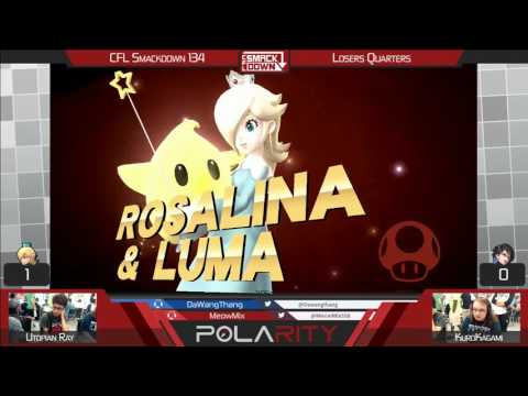 CFL Smackdown 134 WiiU - UtopianRay (Rosalina) vs KuroKagami (Bayonetta) - Losers Quarters