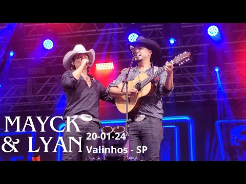 Show sensacional de Mayck & Lyan em Valinhos (SP) 20/01/2024