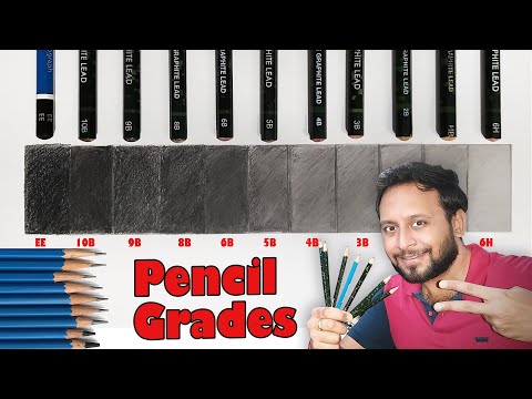 Understanding PENCIL GRADES | Use Of SHADING PENCILS | SHADING & SKETCHING Basics For Beginners