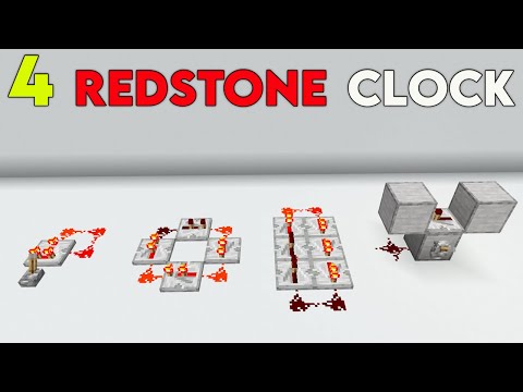 How to Make Redstone Clock in Minecraft | Pocket Edition / Bedrock Edition