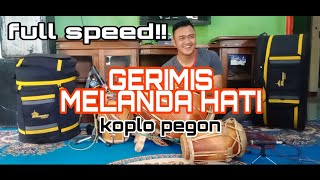 Download lagu FULL SPEED MASSSZEHH!!! mirip NEW PALAPA|| GERIMIS MELANDA HATI || cover kendang rampak (pegon) mp3