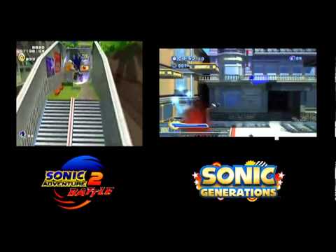 City Escape - SA2B V Generations (Side by Side)